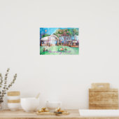 Harmony Park bij nacht Poster (Keuken)