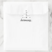 Harmony pijl print patroon pijlen hipster quote driehoek sticker (Tas)