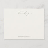 HARMONY Sage Green Thank Note Kaart (Voorkant)