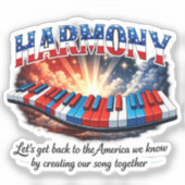 HARMONY STICKER (Voorkant)