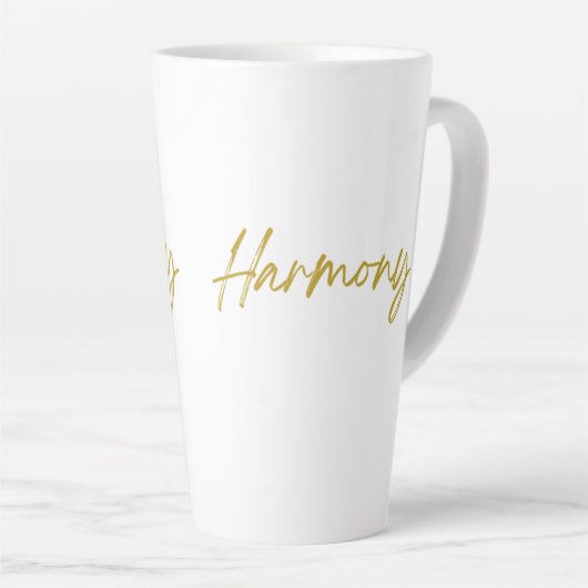 Harmony Tall Latte Mug (Angle droit)