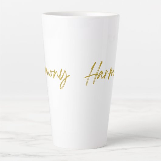 Harmony Tall Latte Mug (Devant)