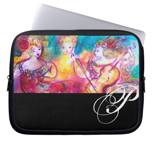 HARMONY TRIO SPRING CONCERT MONOGRAM LAPTOP SLEEVE (Voorkant)