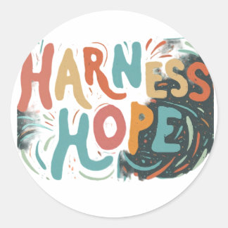 Harness Hope Ronde Sticker