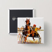 Harness Race Vierkante Button 5,1 Cm (Voorkant /achterkant)