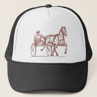 Harness racing graving trucker pet