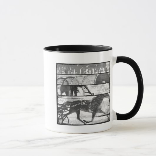 Harness Racing Grunge Mok (Rechts)