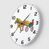 Harness Racing paard en bestuurder Grote Klok (Hoek)