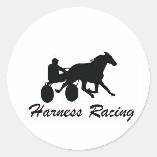 Harness Racing Ronde Sticker