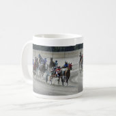 Harness Racing Rounding Laatste Draai Mok (Voorkant links)