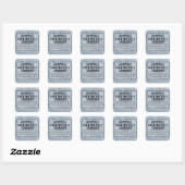 Harnonica License Square Sticker (Vel)