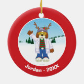 Harold J. "Goober" Hausenfeffer Jr. Keramisch Ornament (Achterkant)