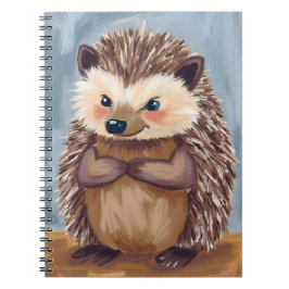 Harold the Hedgehog | Cute Animal Watercolor Notitieboek