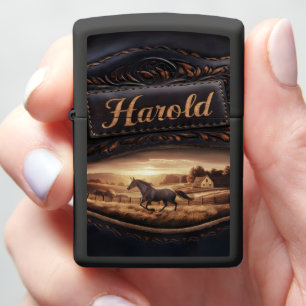 Harold's Leather Horse Scene