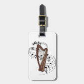 Harp Bagagelabel (Voorkant verticaal)