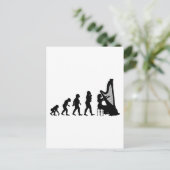Harp Briefkaart (Staand voorkant)