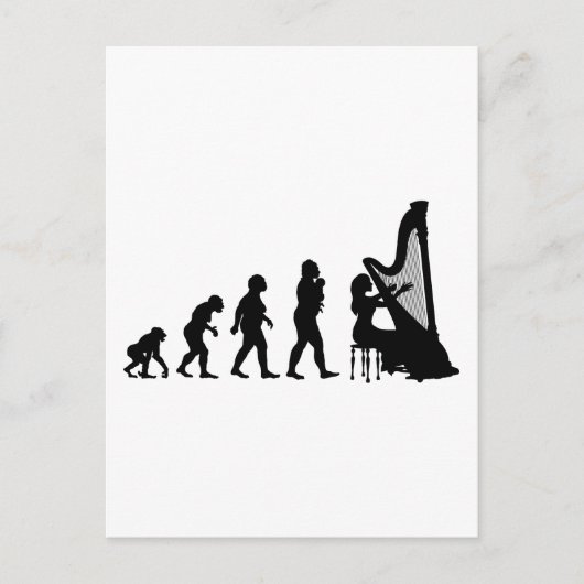 Harp Briefkaart (Voorkant)