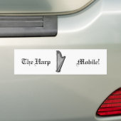 Harp Bumpersticker (Op auto)