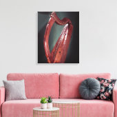 Harp Canvas Afdruk (Insitu (Woonkamer))