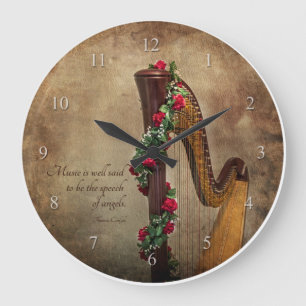 Harp Clock Grote Klok