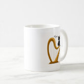Harp en Cat Design Mok (Voorkant rechts)