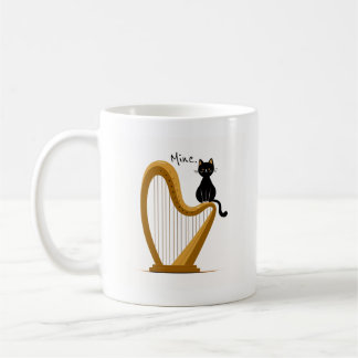 Harp en Cat Design Mok