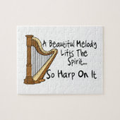 Harp erop legpuzzel (Horizontaal)