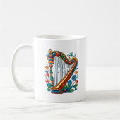 Harp Folk Art Mug (Gauche)