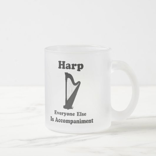 Harp Gift Matglas Koffiemok (Rechts)