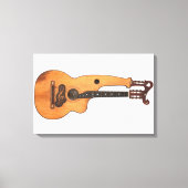 HARP GITAAR 16x24 Canvas Afdruk (Voorkant)