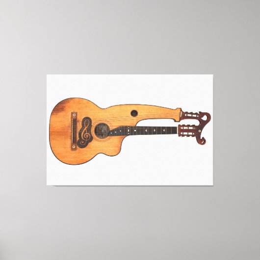 HARP GITAAR 40x60 Canvas Afdruk (Voorkant)