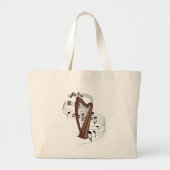 Harp Grote Tote Bag (Voorkant)