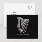 Harp Icon Briefkaart (Voorkant / Achterkant)