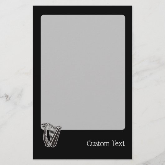 Harp Icon Briefpapier (Voorkant)