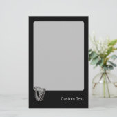 Harp Icon Briefpapier (Staand voorkant)