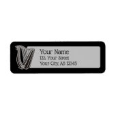 Harp Icon Etiket (Voorkant)