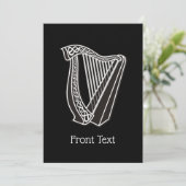 Harp Icon Kaart (Staand voorkant)
