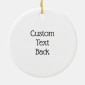 Harp Icon Keramisch Ornament (Achterkant)