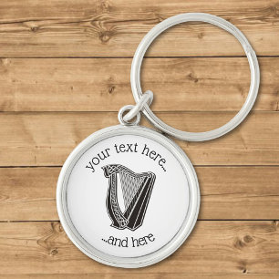Harp Icon Sleutelhanger