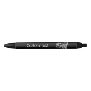 Harp Icon Zwarte Inkt Pen