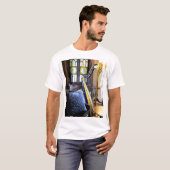 Harp in de muziekkamer t-shirt (Voorkant volledig)