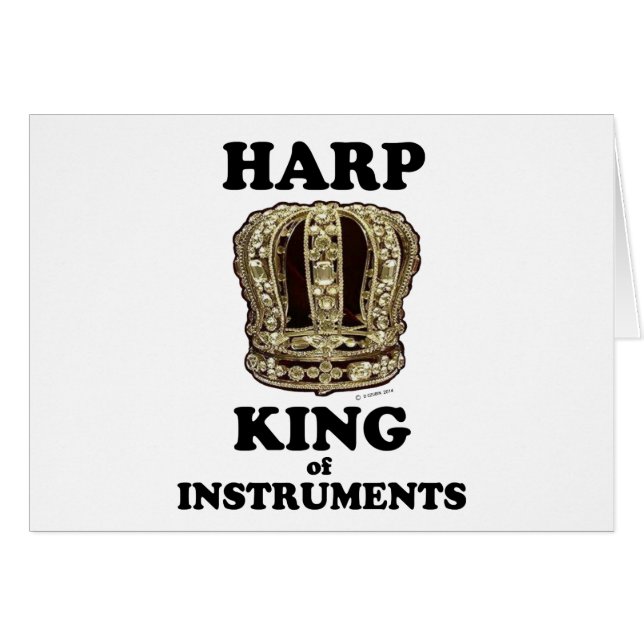 Harp King of Instruments (Voorkant Horizontaal)