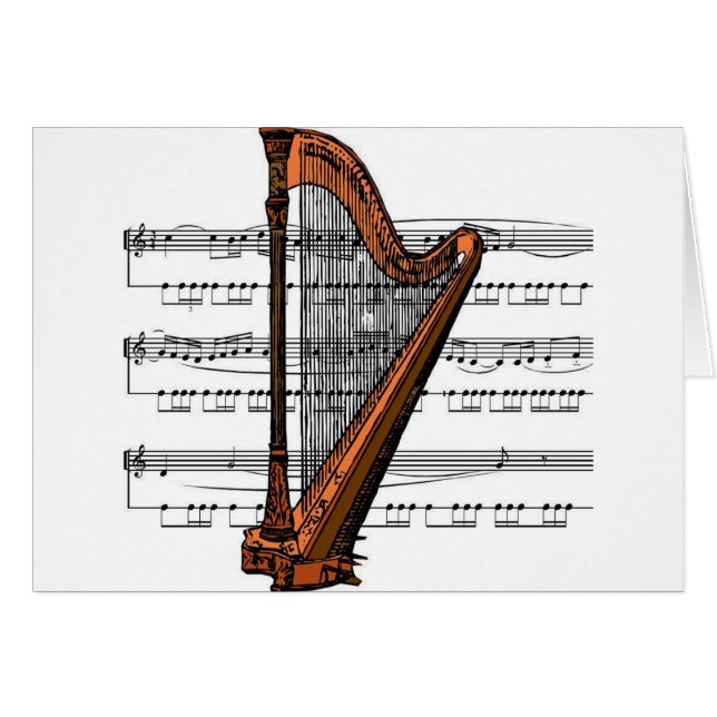 Harp musical 02 B (Voorkant Horizontaal)