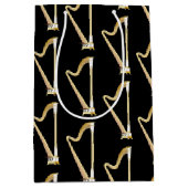 Harp Musician Music Teacher Medium Cadeauzakje (Voorkant)