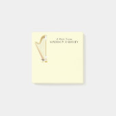 Harp Musician Music Teacher Post-it® Notes (Voorkant)