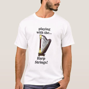 Harp muziekinstrument harp t-shirt