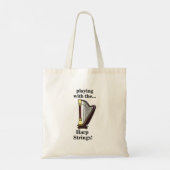 Harp muziekinstrument harp tote bag (Achterkant)