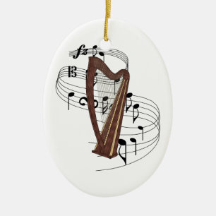 Harp Ornament