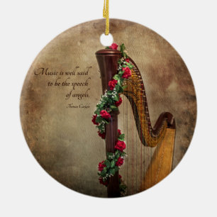 Harp Ornament