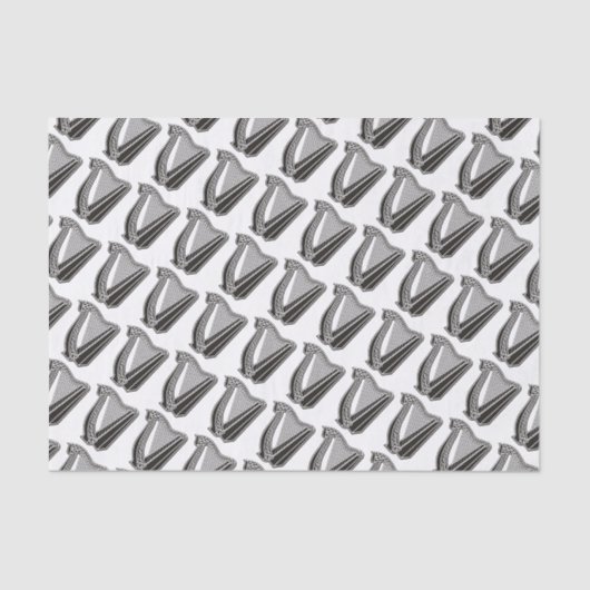 Harp Pictogram Achtergrond Tissuepapier (Voorkant)